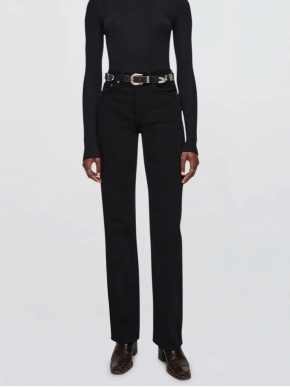 RE/DONE 90s high-rise straight-leg jeans